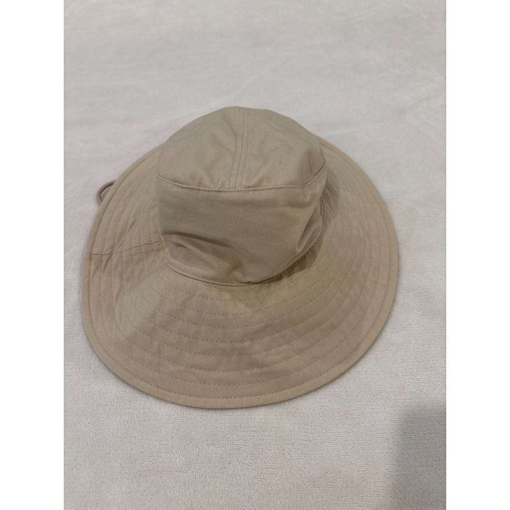 Sloggers Tan Khaki Sun Hat 100% Cotton Wide Brim Gardening Boonie Hat Adjustable